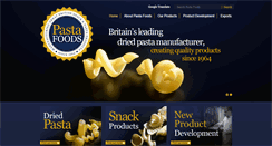 Desktop Screenshot of pastafoods.com
